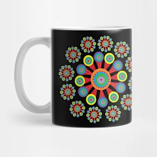 Colorful Spotlight Circular Design Mug